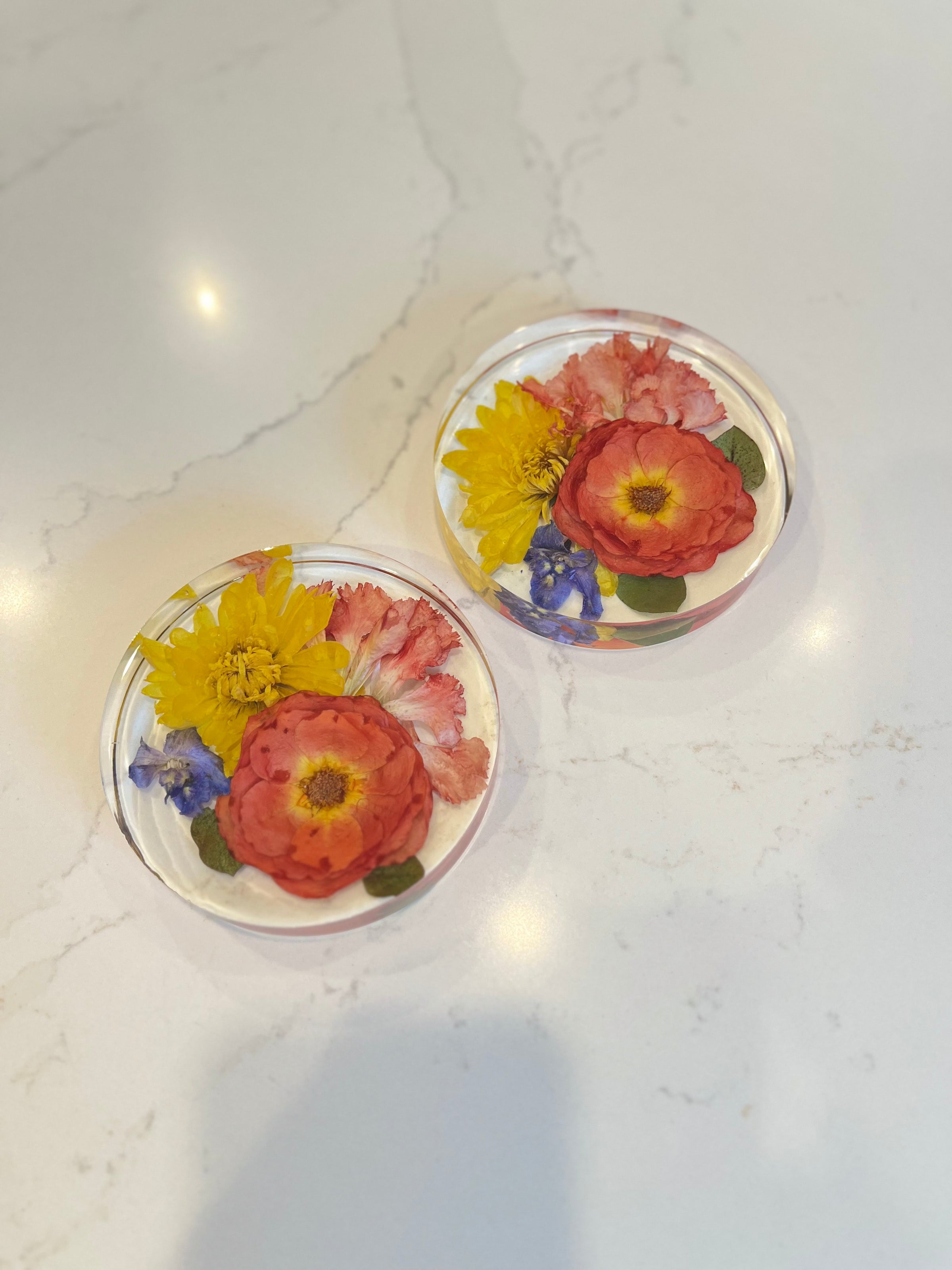 Keepsakes coasters Wisconsin's Premier Flower Preservation